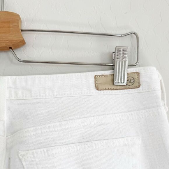 AG Adriano Goldschmied THE LEGGING ANKLE Super Skinny Jeans in White Raw Hem - Picture 8 of 16